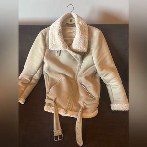 Zara shearling jacket in Medium